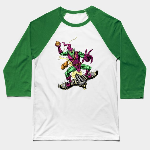 In Green Pursuit! Baseball T-Shirt by JohnnyGolden